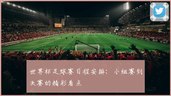 世界杯足球赛日程安排：小组赛到决赛的精彩看点
